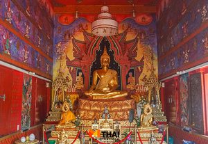 กราบพระพุทธศรีสวัสดิ์มงคล วัดศรีประวัติ ย่านบางกรวย นนทบุรี