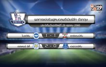 ผลฟุตบอล พรีเมียร์ลีก อังกฤษ
