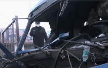 รถบรรทุกชนหลายคันซ้อนบนทางหลวงในจีน