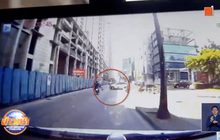 เบรกไม่ทัน! ชายขับรถพุ่งชนซาเล้ง-จยย.