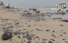 ตรวจสอบคราบน้ำมันชายหาดหัวหิน