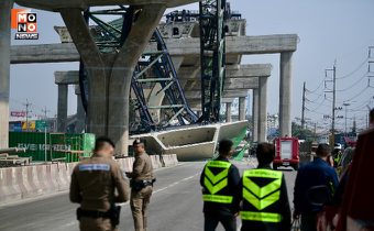 กู้ร่างเหยื่อเครนถล่มพระราม 2 รายสุดท้ายสำเร็จ