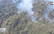 เร่งดับไฟป่าบนยอดเขา จ.นครนายก