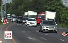 ประชาชนเริ่มเดินทางส่งผลจราจรเริ่มติดขัด