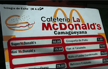 ร้านฟาสต์ฟู้ดตั้งชื่อคล้ายแม็คโดนัลด์ในคิวบา