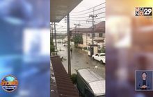 เกิดพายุหมุนทำบ้านเรือนเสียหาย