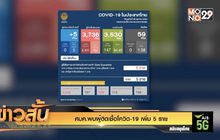 ศบค.พบผู้ติดเชื้อโควิด-19 เพิ่ม 5 ราย