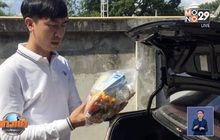 หนุ่มเชียงใหม่ใช้เงิน“ชิม ช้อป ใช้”แจกของคนไร้บ้าน