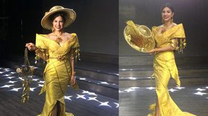 ชุดใหม่มาแล้ว “ตะเพียนทอง ครรลองไทย” ชุดประจำชาติ มิสซิสยูนิเวิร์ส 2016