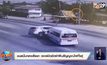ชนสนั่นกลางสี่แยก วงจรปิดชัดฝ่าฝืนสัญญาณไฟทั้งคู่