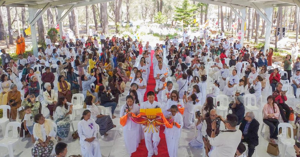 กฐิน 20 ปี วัดพระธรรมกายเวสเทิร์น ออสเตรเลีย ถวายสังฆทาน 70 รูป นานาชาติ 10 ประเทศร่วมงาน