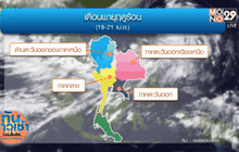 อุตุฯ เตือนระวังพายุฤดูร้อนหลายพื้นที่