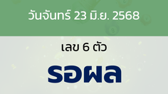 หวยลาว งวดวันจันทร์ 23 มิถุนายน 2568
