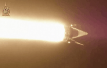 จรวด Falcon 9 ในรัฐฟลอริด้าของสหรัฐฯ