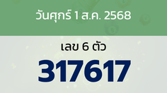 หวยลาว งวดวันศุกร์ 1 สิงหาคม 2568