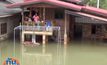 หลายหมู่บ้านริมแม่น้ำตรัง น้ำยังท่วมสูง