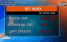 ภาพรวมตลาดหุ้นไทยวันนี้  (30 ม.ค.58)