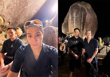 มาร์ช จุฑาวุฒิ – อาร์ อาณัตพล พี่น้องชวนมูด้วยศรัทธาเขาคิชฌกูฏ