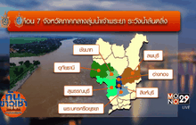 ปภ.เตือน 7 จังหวัดลุ่มน้ำเจ้าพระยา ระวังน้ำล้นตลิ่ง