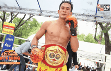 “ปฐมสิทธิ์” ชนะคะแนนนักชกปินส์ศึกมวยวันแม่