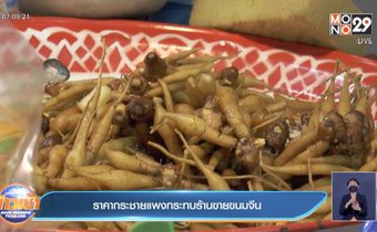 กระชายแพงกระทบร้านเครื่องดื่มสมุนไพร