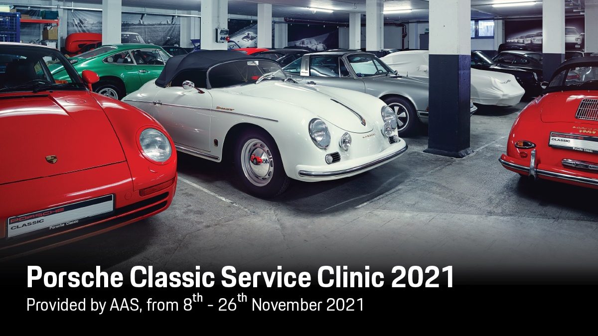 Porsche Classic Service Clinic 2021 แคมเปญดูแลรถคลาสสิกสุดเอ็กซ์คลูซีฟ