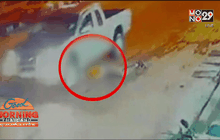 ซิ่งชนนักท่องเที่ยวเกือบเหยียบหัวเข้ามอบตัว