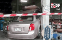 โรคประจำตัวกำเริบขับรถพุ่งชนร้านค้า จ.เชียงใหม่