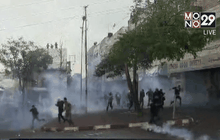 ทหารอิสราเอลปะทะชาวปาเลสไตน์