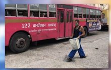 คนขับ-กระเป๋ารถเมล์ตกงาน ไม่มีข้าวกิน หลังโควิด-19 ระบาด