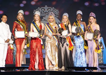 สวยสมมง 2 นางงามจากญี่ปุ่น และเวเนซุเอลา Miss ERIKA HARA -Mrs.WUANDAR JIRLEYTH CASANOVA คว้ามงกุฎ Miss/Mrs. Heritage International 2023