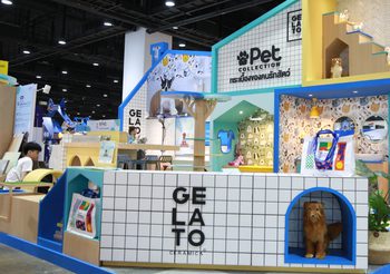 Gelato Ceramica โชว์นวัตกรรมใหม่ล่าสุดรายแรกในโลก กระเบื้องสำหรับสัตว์เลี้ยง Safe Paws Tech ในงาน PET EXPO THAILAND 2024