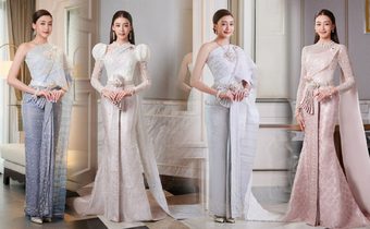 9 ชุดไทยพระราชนิยมแห่งสยาม สวย ประณีตงดงาม ตามแบบชุดไทยโบราณราชประเพณี