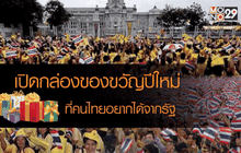 เปิดกล่องของขวัญปีใหม่ที่คนไทยอยากได้จากรัฐ