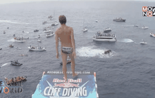 หนุ่มอังกฤษคว้าชัยกระโดดหน้าผาในโปรตุเกส