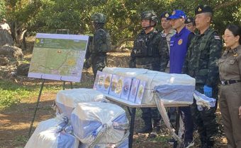 ปะทะเดือดผาหมี ทหารยึดยาบ้า 2.2 ล้านเม็ด