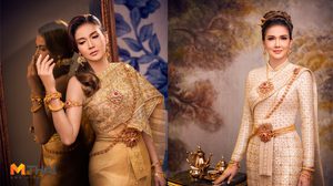 แอน สิเรียม ย้อนอดีต 24 ปี นางเอกละครทวิภพ สวม ชุดไทยผ้าไหมยกลำพูน วนัช กูตูร์