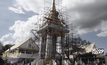 พระเมรุมาศจำลองในต่างจังหวัดใกล้แล้วเสร็จ