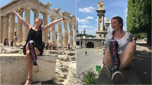 ความฝันไม่มีวันพิการ… สาวพิการ เที่ยวรอบยุโรป ถ่ายรูป เช็คอิน สุดแฮปปี้!!