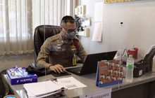 สถานีตำรวจเข้มมาตรการลดไวรัสแพร่ระบาด