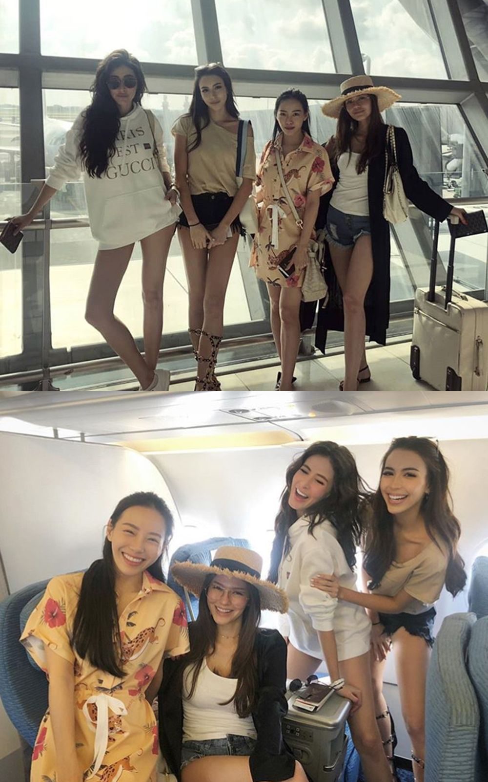 4 สาวพร้อมออกเดินทางสู่มัลดีฟส์