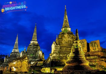 PEA ส่งเสริมการท่องเที่ยวยามค่ำคืน ประดับไฟ “โบราณสถานอยุธยา”