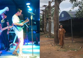 คอนเสิร์ตสายบุญ “ก้อง ห้วยไร่” บริจาคเงินช่วยสร้างหลังคาวัด