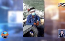 แรงงานไทยคิดถึงบ้าน ว่ายน้ำจากมาเลเซียถึงไทย