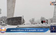 สเปนหนาวจัดในรอบ 20 ปี อุณหภูมิดิ่ง -13 องศา