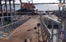โป๊ะเรือระเบิดเหตุร้อนจัดจนเกิดแรงดัน