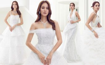 โบว์ เมลดา 4 ลุคชุดเจ้าสาวสไตล์โมเดิร์น ครบทุกแนว สวย หวาน เซ็กซี่ หรูหรา