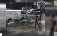 ฝนถล่มกรุงเทพ ทำหลายที่พื้นน้ำท่วม