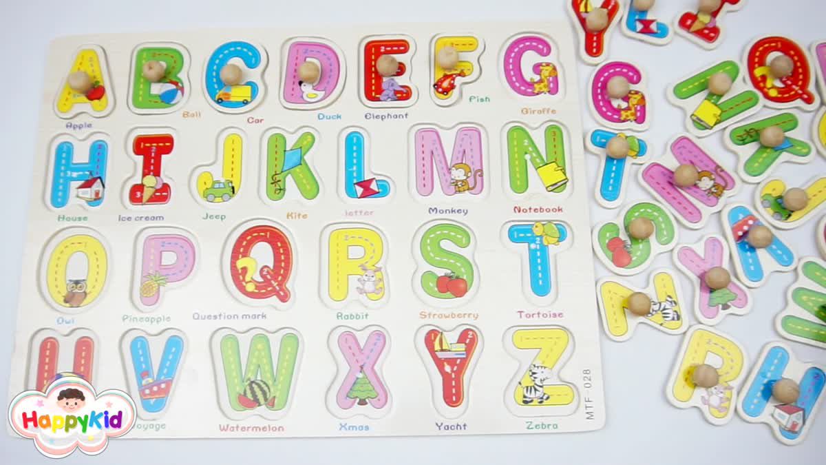 สนุกกับตัวอักษร A-Z | Learn & Fun With Alphabet
