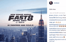 “วิน ดีเซล” ส่งโปสเตอร์แรก พร้อมชื่อ Fast 8 ภาคใหม่แฟรนไชส์เร็วทะลุนรก